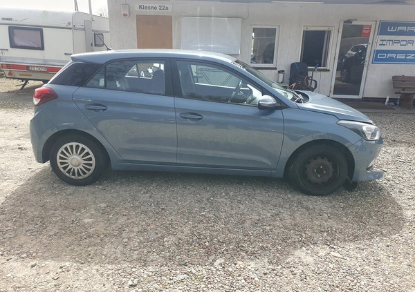 Hyundai i20 cena 17900 przebieg: 145011, rok produkcji 2015 z Kętrzyn małe 154